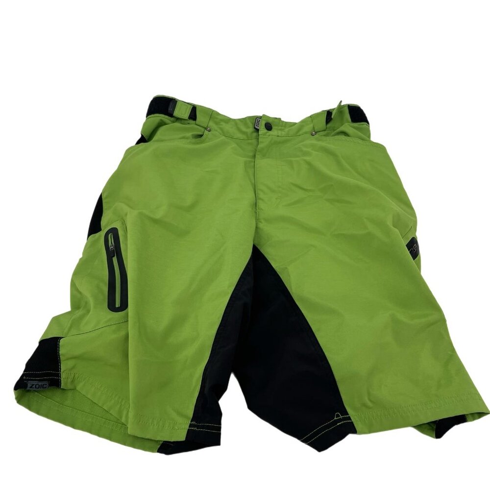 Zoic Green Black Cargo Shorts | Men’s Regular Size L